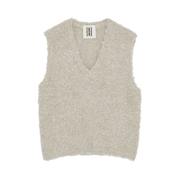 By Malene Birger Kelsey Vest Cream Boucle Q71993003 Made in Italy Size M - Picture 2 of 9